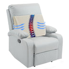 HOMBYS Lumbar Support Pillow for Recliner Chair, Memory Foam Back Support Cushion for Elderly,Extra Large Lumbar Support Pillow with Extension Straps, Thick Backrest for Home Reading