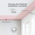 X-Sense 10-Year Battery Combination Smoke Carbon Monoxide Alarm Detector with Large LCD Display, Standalone Model, 5-Pack