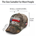 2 Pack Trump Hat 2024, MAGA Hat, Make America Great Again Hat, Trump Merchandise, 45 47 Hat, Donald Trump Hats for Men Women 2024, Campaign Hat Trump Cap (Camo)