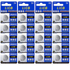 LiCB CR2032 Battery,Long-Lasting & High Capacity CR 2032 3V Coin & Button Cell Lithium Batteries with Adaptive Power and Superior Safety (20-Pack)