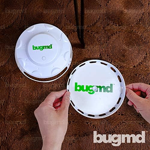 BugMD Flea Trap Refill Disc - Pest Trapper, Traps Pest Control Sticky Pad for Bugs Fleas Mosquitoes, No Harsh Chemicals, Family Pet and Friendly