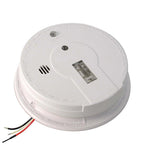 Kidde Carbon Monoxide Detector, Plug in Wall with AA Battery Backup, Test-Hush Button & Hardwired Smoke Detector with Safety Light, 9-Volt Battery Backup, Ideal for Hallways