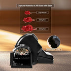 Tougher Than Tom Sure-Catch Rat Trap (2-Pack) - Heavy Duty & Quick-Kill Power - Easy to Set with No-Touch Disposal Design Mouse Trap - Reusable Indoor & Outdoor Rodent Trap