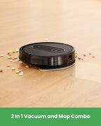 Vactidy Nimble T7 Robot Vacuum and Mop - WiFi/App Control, Self-Charging, 2-in-1 Water Tank, Ideal for Hard Floors and Carpets