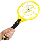 Beastron Bug Zapper Electric Fly Swatter 3000V USB Rechargeable, Mosquito Racquet Fly Killer Racket with LED Light & 3 Layer Safety Mesh (Large Size)