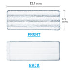BOSHENG Flat Mop Pads, Mop Replacement Pads, Stronger Absorbent Microfiber Mop Pads, Machine Washable Pads, Refill 3 Packs
