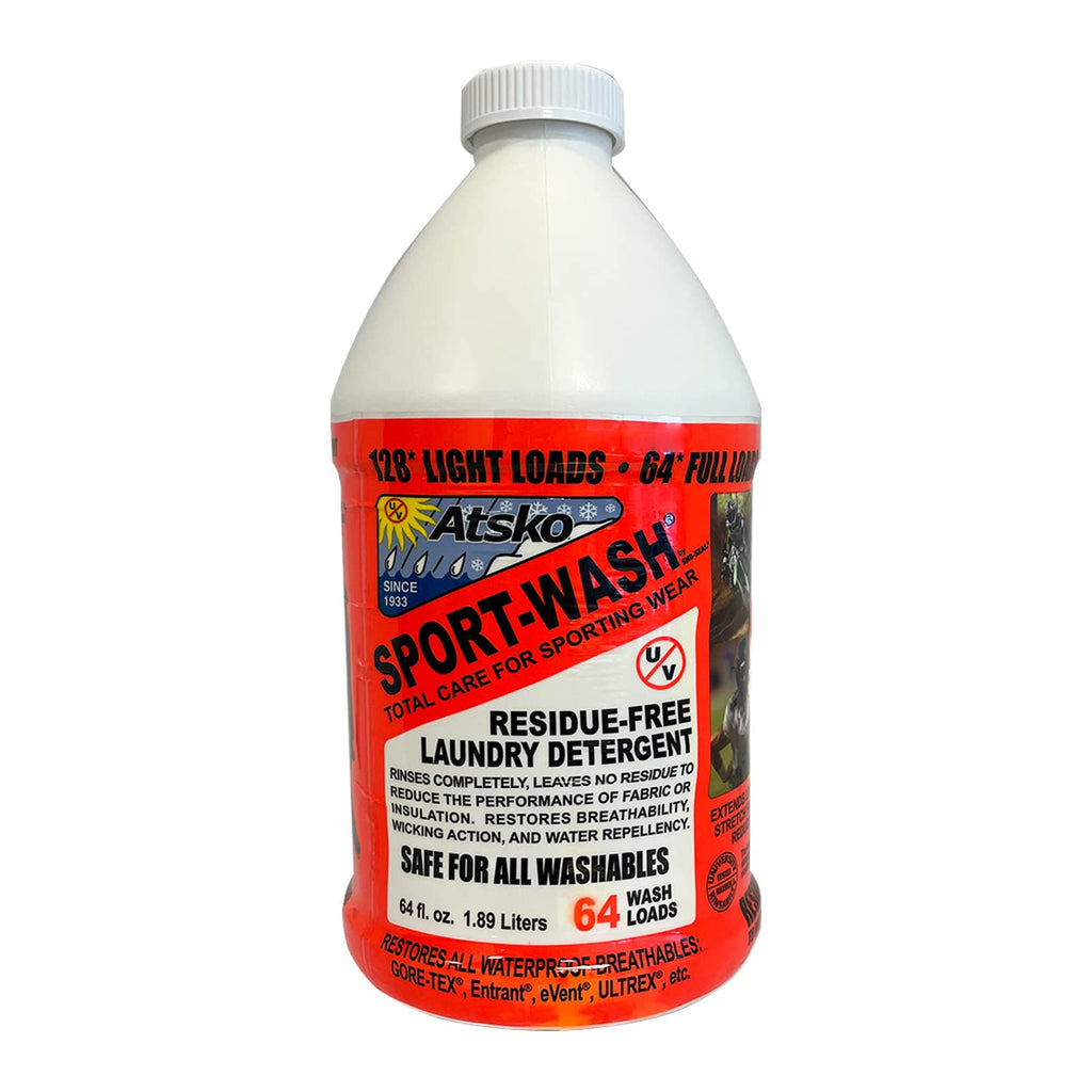 SPORT WASH LAUNDRY DETERGENT 64 fl oz & Hunters Specialties Scent-A-Way MAX 32oz Liquid Body Soap & Shampoo, Green, 32 oz