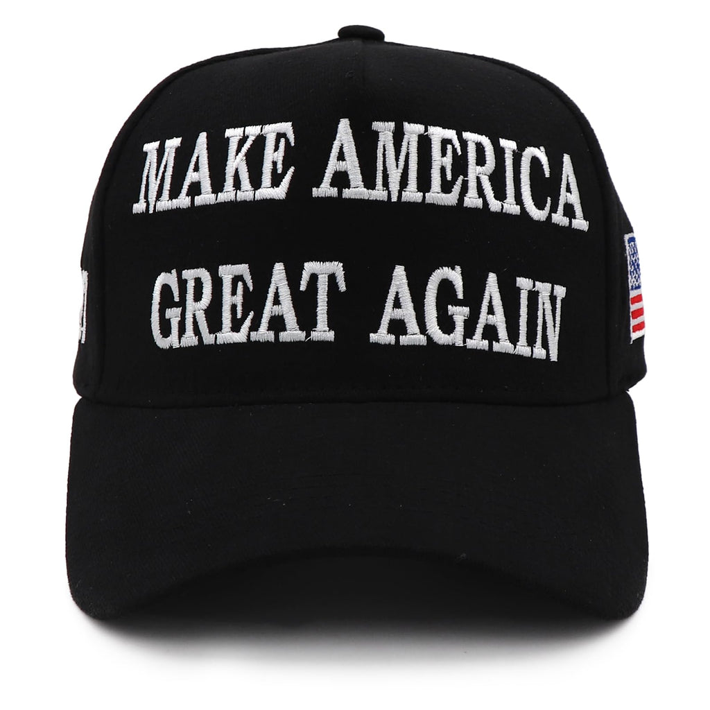 Trump Hat MAGA Hat Trump Merchandise Make America Great Again hat Donald Trump Slogan with USA Flag Embroidery Adjustable Baseball Cap