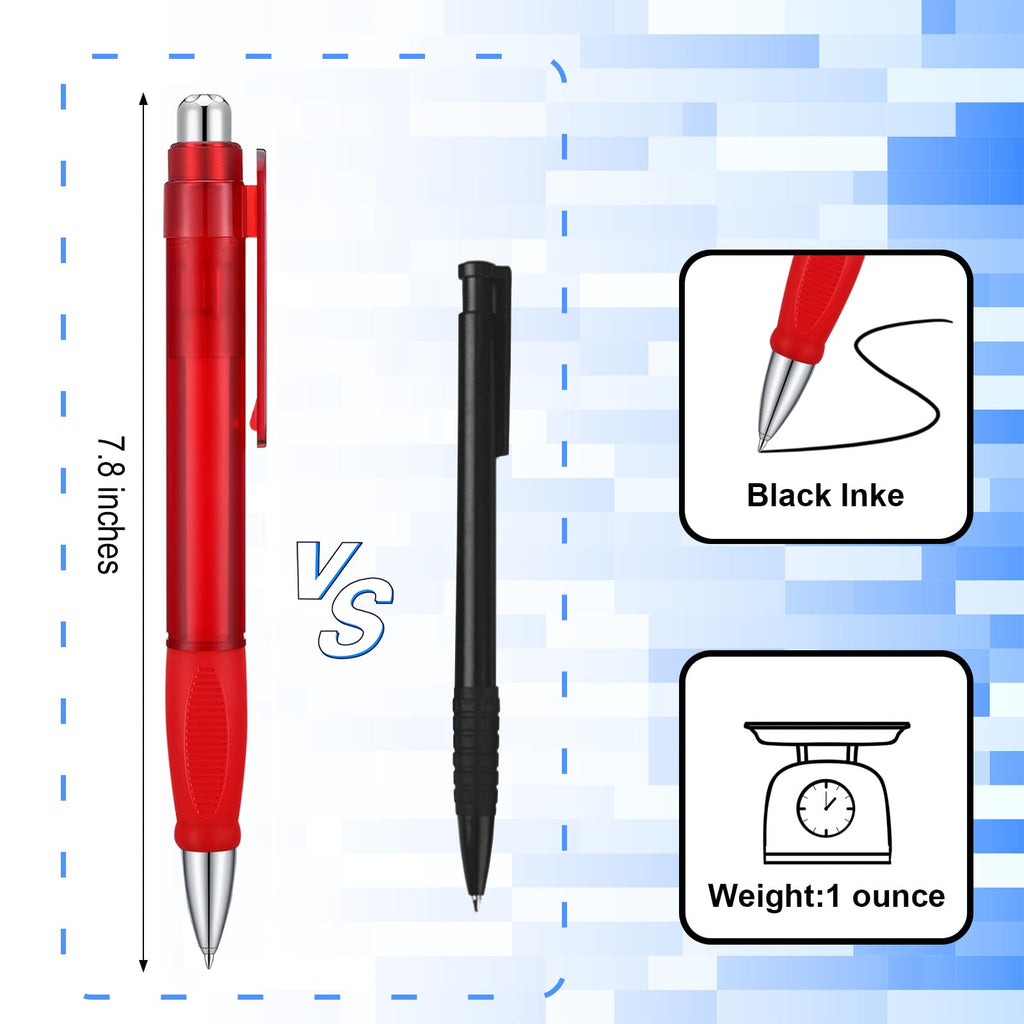 lyforx Big Fat Pens - Enhanced Writing Stability for Arthritis and Elderly Easy Thick Grip 3pcs Red