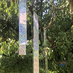 Bird Scare Ribbon Double Sided Holographic Reflective Ribbon Tape to Keep Away Woodpecker, Pigeon, Hawks, Grackles Bird (0.9in x 260ft)
