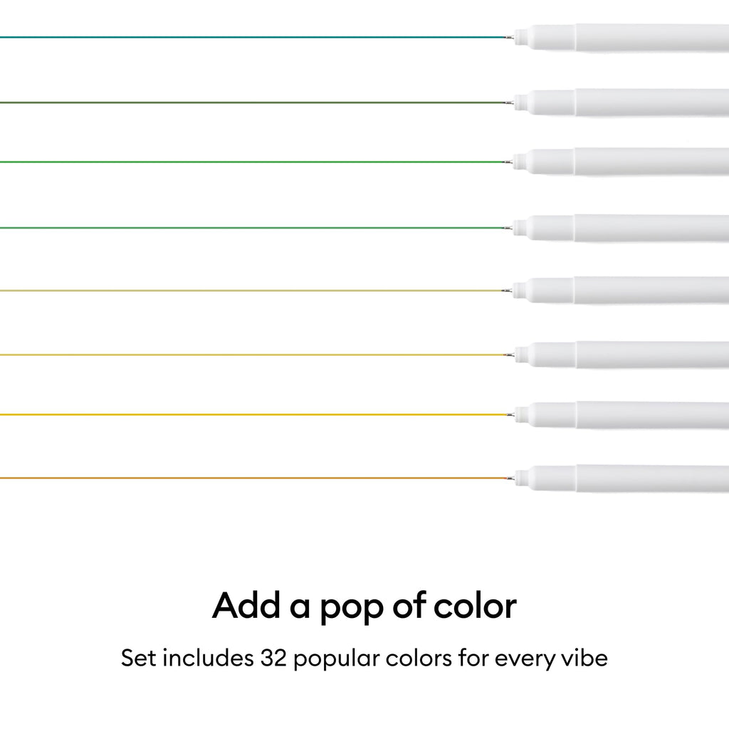 Cricut® Fine Point Pen 0.4 mm, Ultimate Sampler (32 ct)