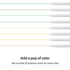 Cricut® Fine Point Pen 0.4 mm, Ultimate Sampler (32 ct)