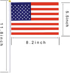 Donald Trump 2024 Flag,Take America Back Flag,Save America Again Flag,Small Mini Hand Held Stick US USA Trump President Flags Banner,Parades,Election Day Celebration Event(30 PACK)