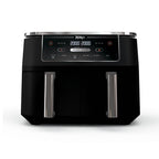 Ninja Air Fryer, Roast, Bake, Air Fry, Crisps, Broil, Reheats, Keep Warm, 10-in-1, Fries, Frozen Food, Veggies, and Meat, Quick Meals, Healthy Meals, Less Oil, 10 QT, Black, DZ302