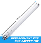 2 Pack Bug Zapper Replacement Lamp Bulb Light Tube 10W for 20W Electronic Bug Zapper T8 Fluorescent Light Tube Replacement Bulb for Bug Zapper