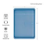 KitchenAid 13x18in Nonstick Aluminized Steel Baking Sheet, Blue Velvet
