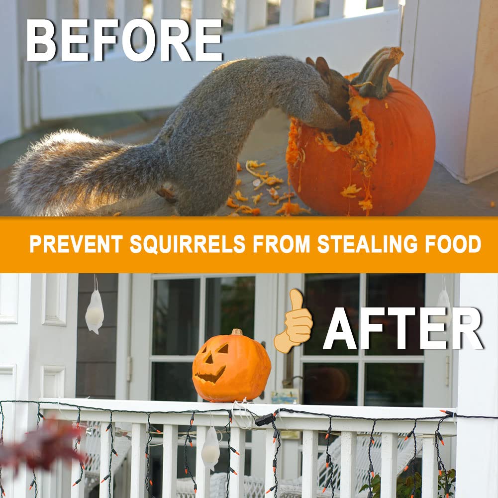 DALIYREPAL Squirrel Repellent Outdoor,Chipmunk Repellent Outdoor, Mint Squirrel Deterrent for Attic,Safe Around Kid & Pets Keep Squirrel Away for Plants,Squirrels Repellent for Garden 8-Packs