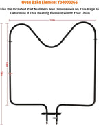 Oven Heating Element Replacement for Maytag Y04000066