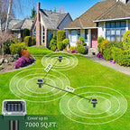 Mole Repellent 10 Pack,Solar Powered Mole Repeller Mole Killer Gopher Deterrent Pest Control Rodent Repeller Ultrasonic Repeller Vole Squirrel Trap,Waterproof Mole Trap Killer for Lawns,Garden
