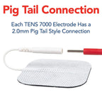 TENS 7000 Official TENS Unit Electrode Pads, 16 Pack - Premium Quality OTC TENS Pads, 2" X 2" - Compatible with Most TENS Machines, Replacement Electrodes Value Pack