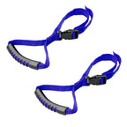 Automotive Adjustable Standing Aid Safety Handle Vehicle Support Grip Handle Disability Help Car Hand Hook- 2 pcs (Blue)