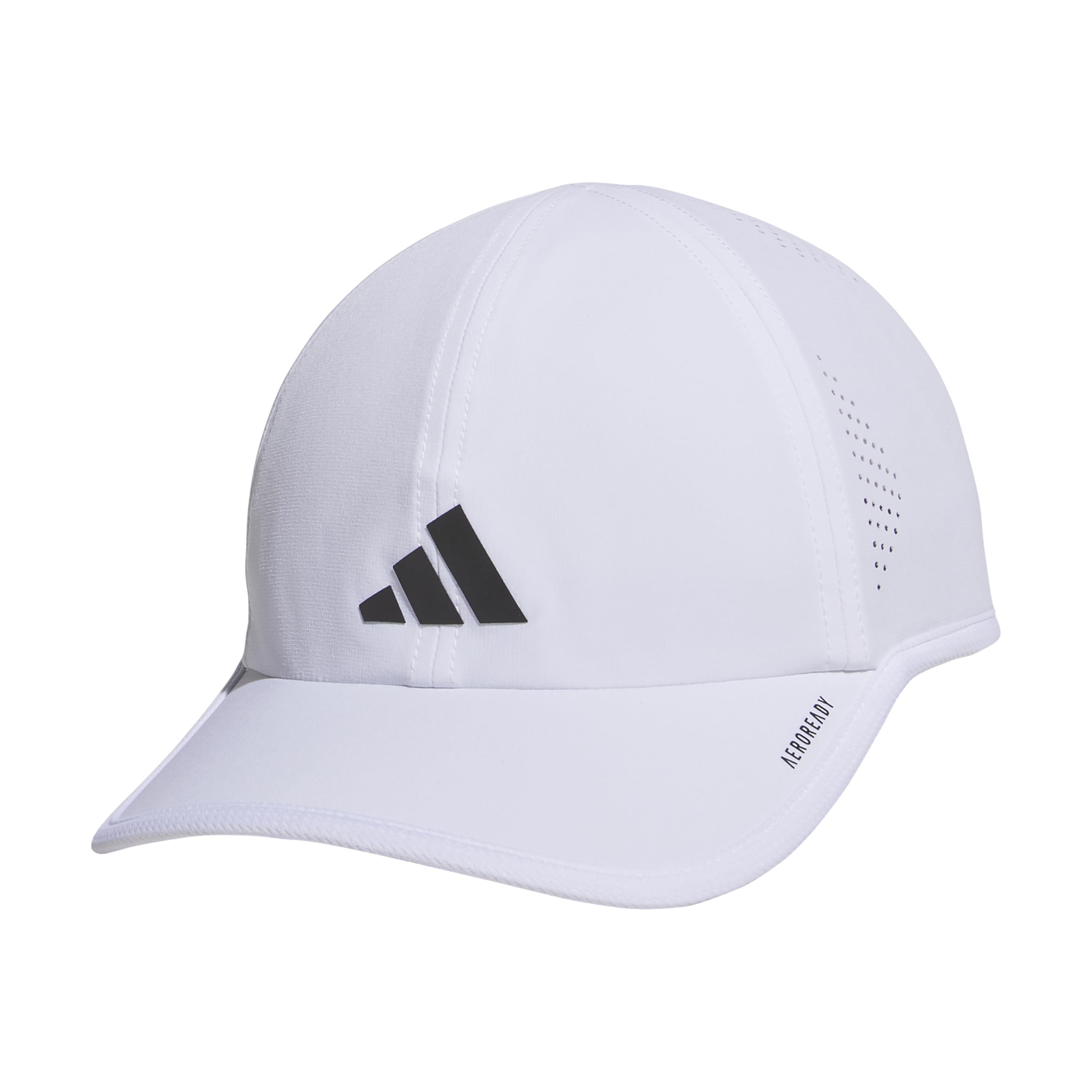 Men's Superlite Hat – Lightweight Moisture-Wicking Cap for Workout and Training, White/Black/3, OSFA