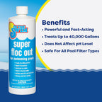 In The Swim Super Floc Out – Drop the Gunk, Ditch the Cloud, Dive Into Clear Water – 1 Quart