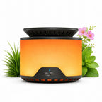 Mosquito Repellent Outdoor Patio, Rechargeable Mosquito Repeller Warm Ambient Light, Plant-Based Electronic Bug Repellent Shield for Patio, Camping, Fishing & Backyard (2 Cartridges Included)