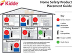 Kidde Smoke Detector & Carbon Monoxide Detector Combo with 10-Year Battery, 2 Pack