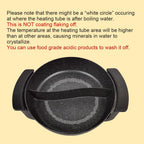 Electric Hot Pot with Divider Hotpot Pot Electric Cooker Shabu Shabu Pot 110V Non-Stick 6L BPA FREE Fondue Chinese Hot Pot