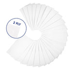 JOLLY CHEF 600 Pack Disposable Paper Napkins, Soft Bathroom Napkins for Guests, 2-Ply White Paper Hand Towels for Halloween, Wedding, Thanksgiving