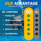 Replacement Tune-Up Kit Fit forZodiac MX6 MX8 MX6EL MX8EL Pool Cleaners , Bearings & Control Devices – R0525100 R0526100 R0527000 R0524700 R0524800 R0524900 , Complete Pool Cleaner Tune-Up Kitt