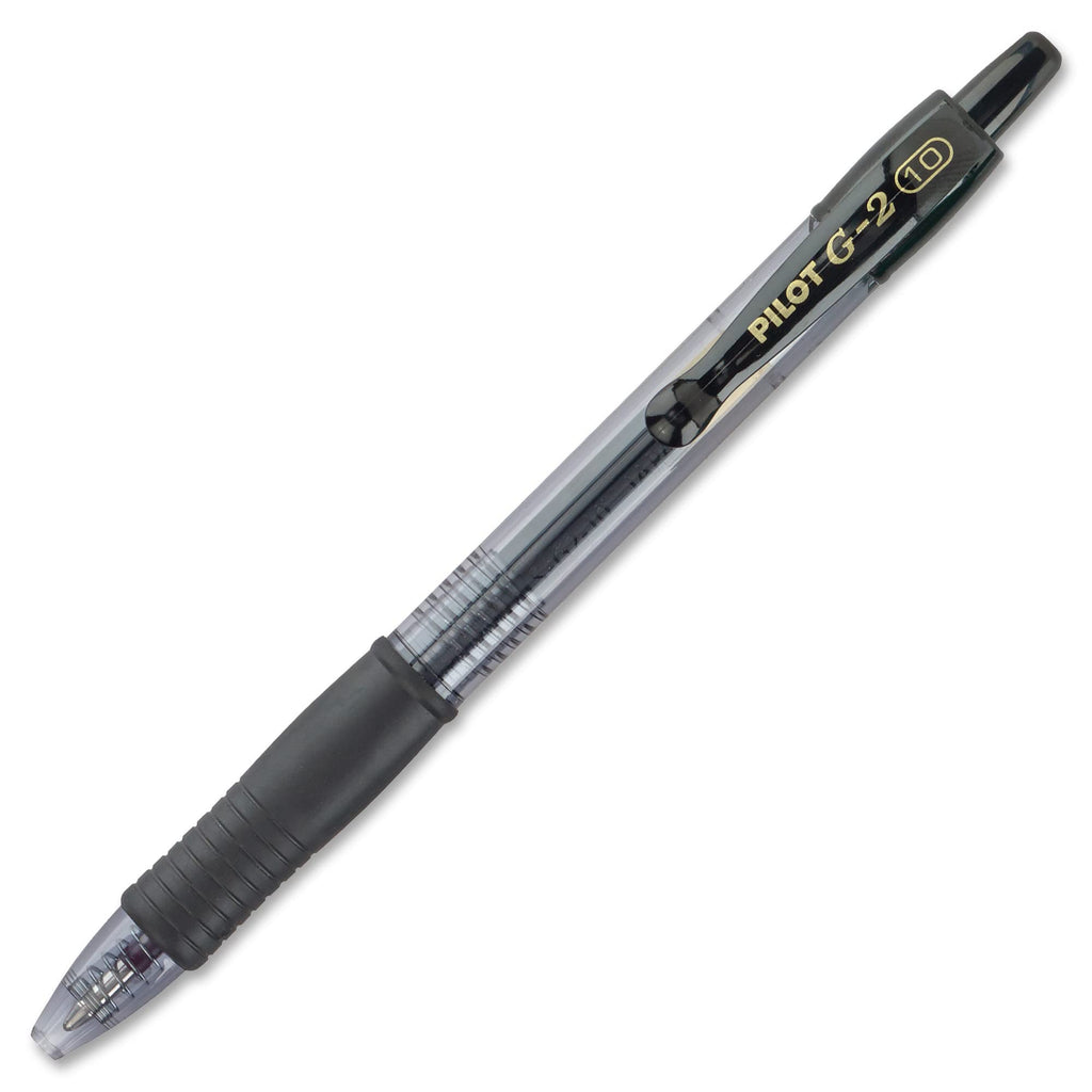 Pilot, G2 Premium Gel Roller Pens, Bold Point 1 mm, Pack of 12, Black