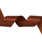 Baocuan 1-1/2 inch Brown Satin Ribbon 50 Yards Solid Fabric Ribbons Roll for Wedding Invitations, Bridal Bouquets, Sewing, Party Decorations, Gift Wrapping and More