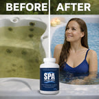Spa Marvel Water Treatment & Conditioner – Enzyme-Based Hot Tub Water Care – Improves Water Quality, Comfort & Odor – Helps Reduce Chemicals – 16 fl oz – Lasts 30 Days – Includes 2 Sponges