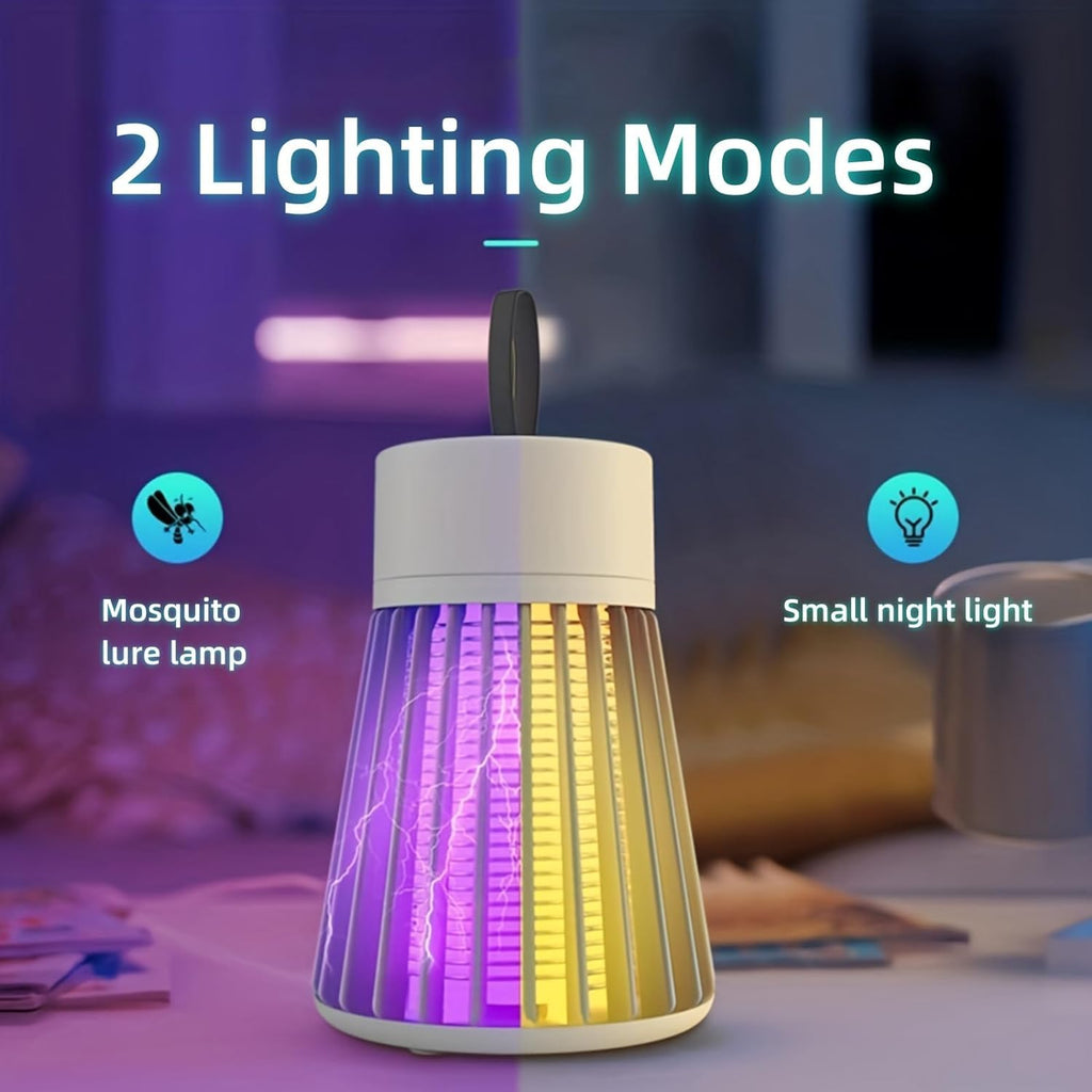 2/3Pcs Mozz Guard 𝑴osquito 𝒁apper 2024, New Generation Portable Cordless Mozzguard 2.0,USB Charing and Low Noise, Suitable for Indoor, Home Garden, Camping (2pcs)