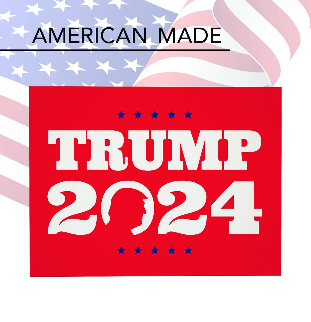 Swift Signs - Trump 2024 Yard Sign | Vote Republican Outdoor Decor for Presidential Election 2024 - Durable, Weatherproof Lawn Sign with H-Stake for Home, Window, or Office - 24x18 inches