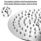NearMoon Rain Shower Head, Ultra-Thin Design-Pressure Boosting, Awesome Some Experience, High Flow Stainless Steel Rainfall Head (8 Inch,Chrome Finish)