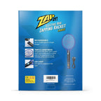 ZAP iT! Electric Fly Swatter Racket & Mosquito Zapper - High Duty 4,000 Volt Electric Bug Zapper Racket - Fly Killer USB Rechargeable Fly Zapper Indoor Safe