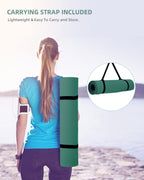 COOLMOON Yoga Mat Non Slip, Anti-Tear 1/4 Thick TPE Yoga Mats for Women and Men, 72"x24" Exercise & Fitness Mat with Carrying Strap, Workout Mats for Yoga, Pilates and Floor Exercise