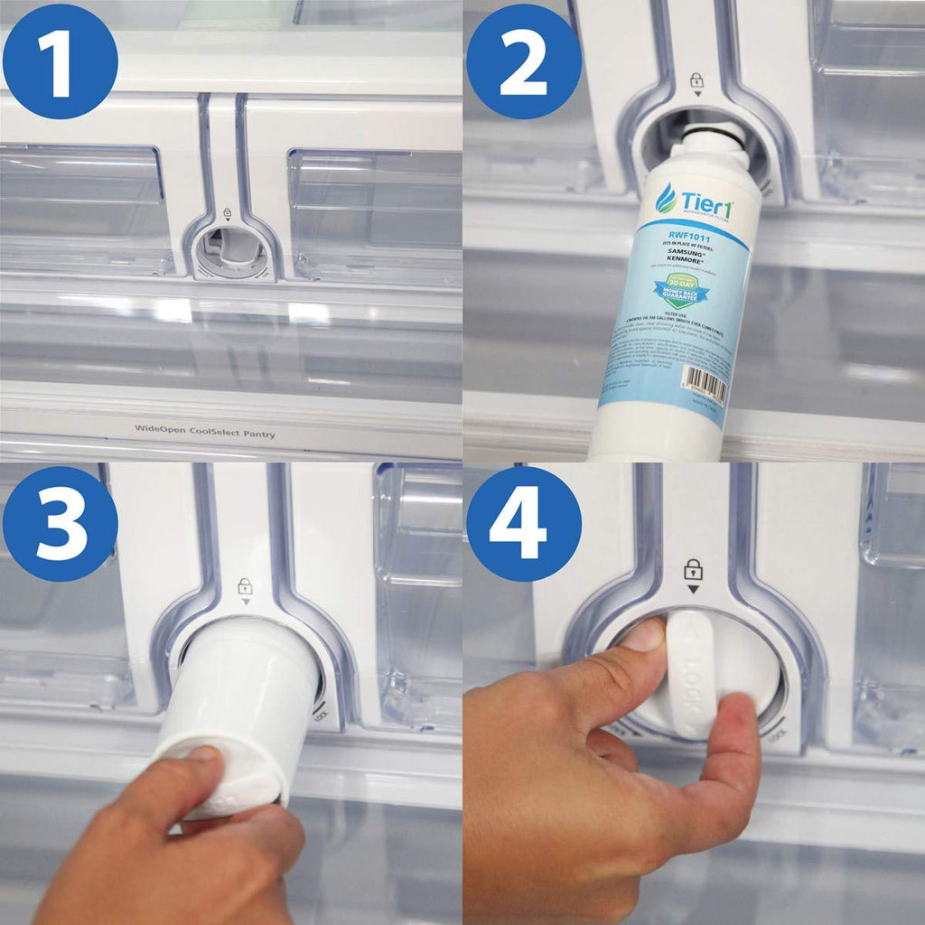 Tier1 DA29-00020B Refrigerator Water Filter | Replacement for Samsung DA29-00020A, HAFCIN/EXP, HAF-CIN, 46-9101, DA97-08006A-B, WSS-2, WF294, Fridge Filter