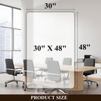 SHAREWIN Office Chair Mat for Hard Wood Floors - 30"x48" Heavy Duty Anti-Slip Hardwood Floor Protector Rug - Easy Clean