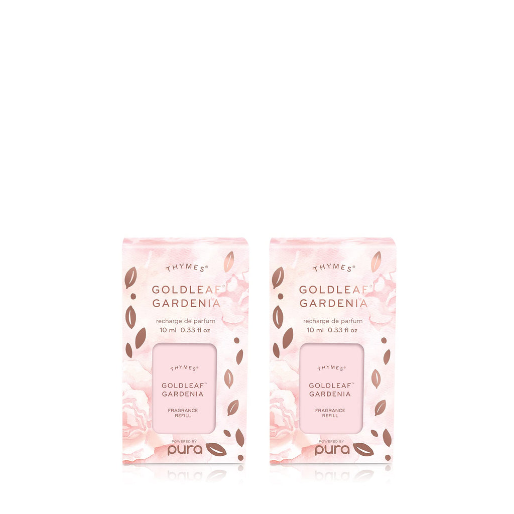 Thymes Goldleaf Gardenia Pura Smart Home Plug-in Diffuser Refills - Pack of 2