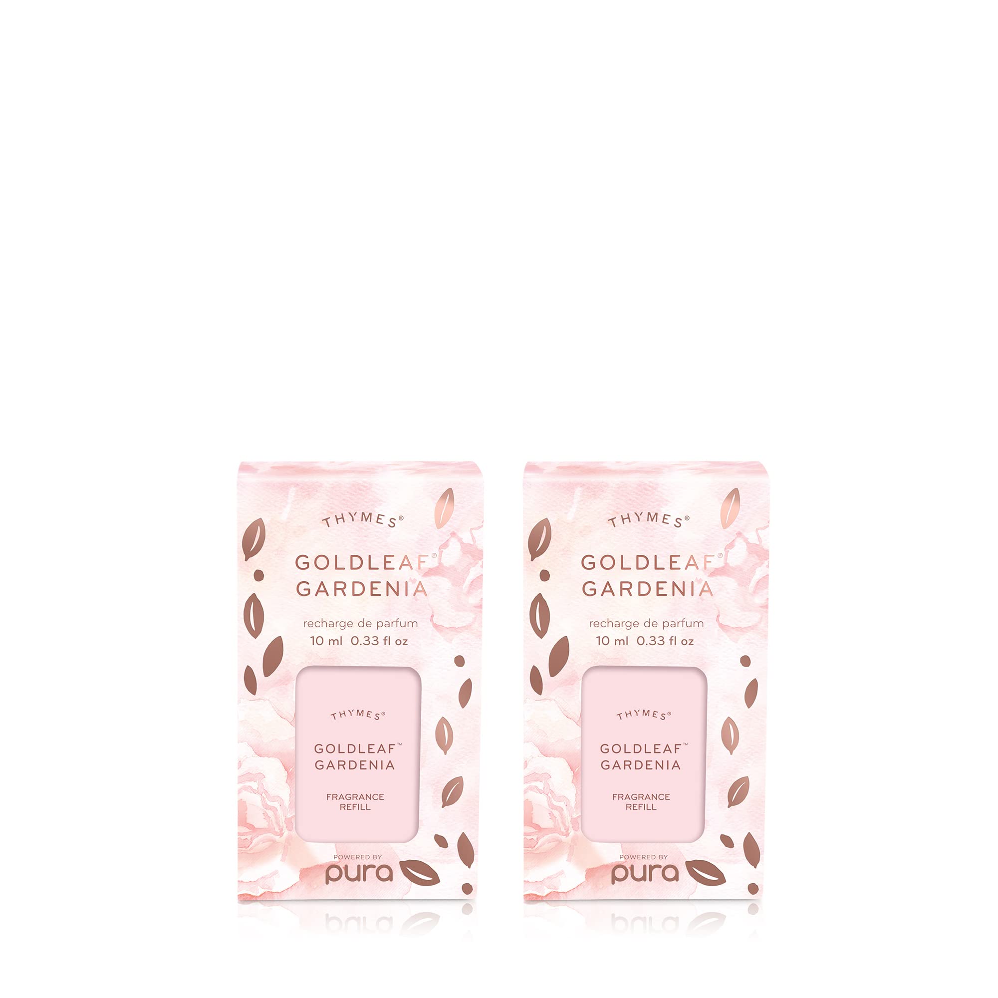 Thymes Goldleaf Gardenia Pura Smart Home Plug-in Diffuser Refills - Pack of 2