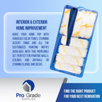 Paint Roller Tool Kit - 10 Piece Painting Set - Mini Plastic Paint Tray Set, Mini Roller Frame,Microfiber Roller Covers