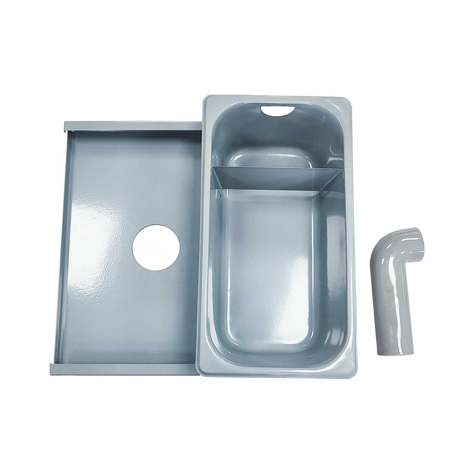 Grease Box for Restaurant Canopy Hood Exhaust Fan| Stainless Steel Hood Accessories for Restaurants | 3.74” Deep Drip Pan