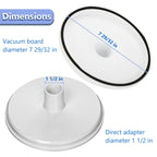 SP1106 Pool Skimmer Vacuum Plate Compatible with Hayward Swimming Pools Skimmers SP1082 1084 1085 1075, Pool Vacuum Skimmer Adapter Cover for Skim Vac Plate In-Ground Pools Skimmers Replacement Parts