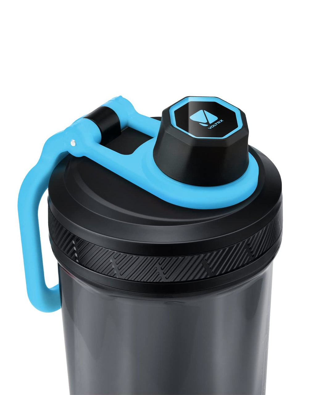 VOLTRX Shaker Bottle, Gallium USB C Rechargeable Electric Protein Shake Mixer, Shaker Cups for Protein Shakes and Meal Replacement Shakes, BPA Free, Made with Tritan, 24oz