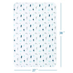 Incontinence Bed Pads 2 Pack, Bed Pads Washable Waterproof, Pee Pads for Kids, Adults, Elderly, and Pets, Bed Wetting Pads for Twin and Toddler Beds, Reusable Puppy Pads, Non Slip and Easy to Change