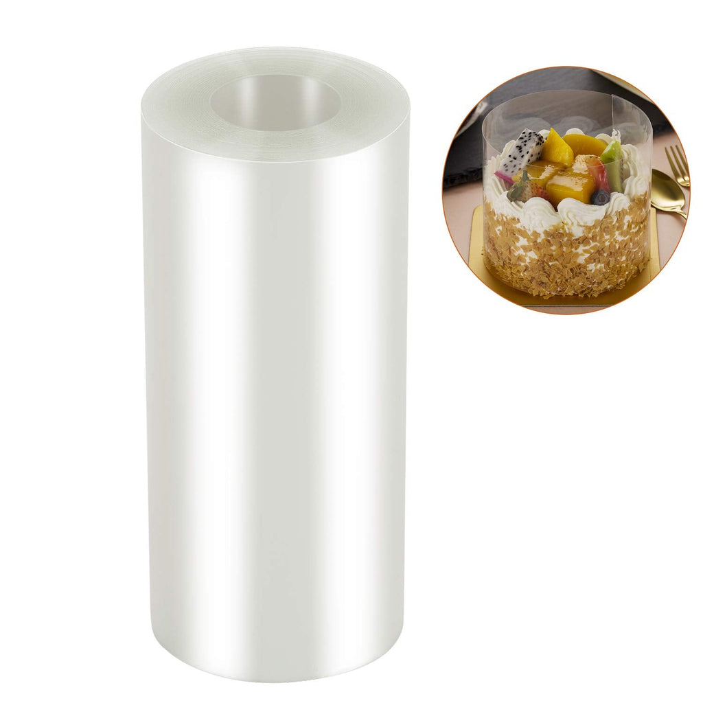 Cake Collars 12 x 394inch (5.9 mil thick) Transparent Acetate Sheets Rolls for Baking Surrounding Edge Decorating